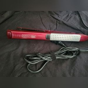 Used Conair Infiniti Pro 1 inch Tourmaline Ceramic Flat Iron Hair Straightener